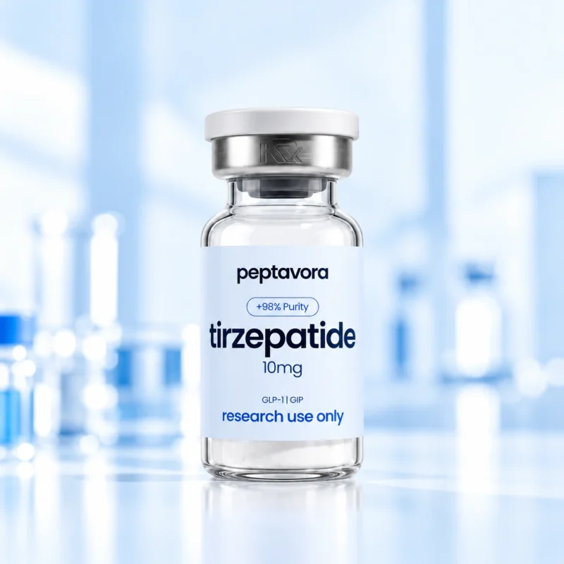 Peptavora Tirzepatide 10mg research vial