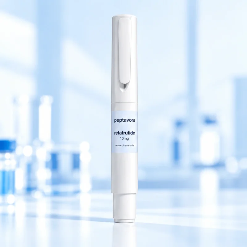 Peptavora Retatrutide 10mg research pen